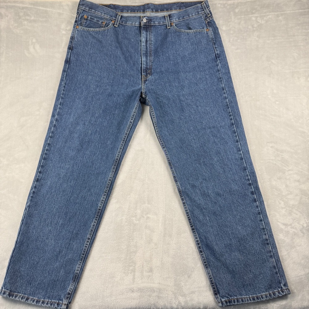Vintage Y2K Levis 550 Relaxed Fit Blue Jeans Mens Medium Wash Denim Size‎ 44x32
